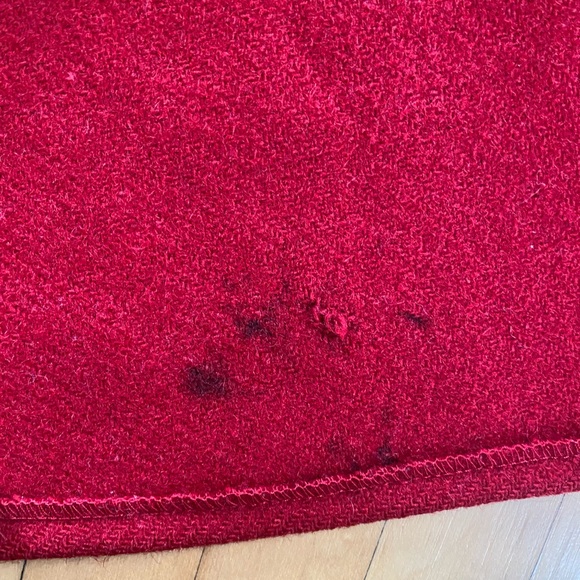 Vintage Pendleton Red Woolen Cape OS - Picture 9 of 9